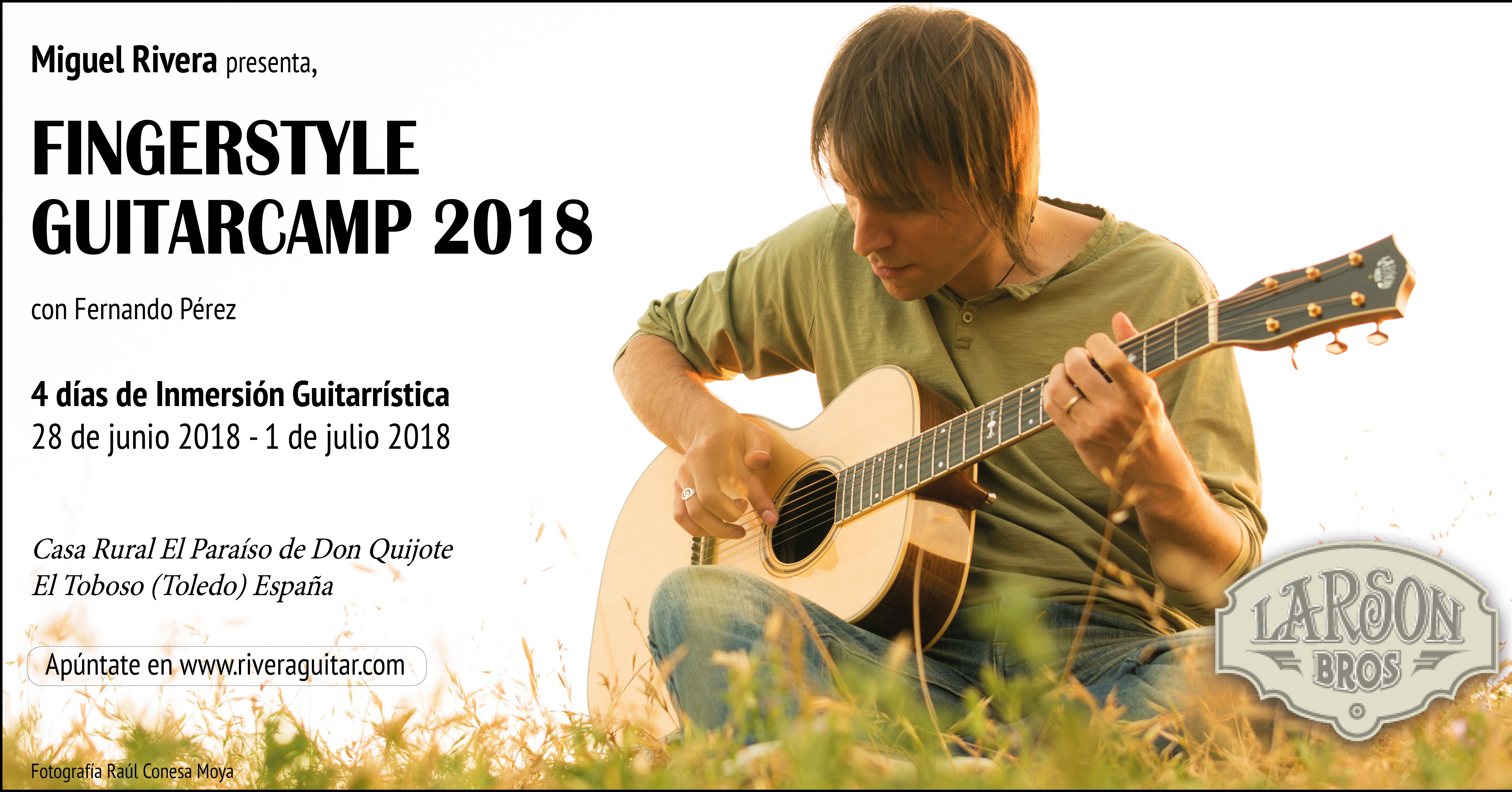 Miguel Fingerstyle Guitar Camp en El (España)